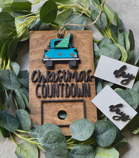 Patina Truck Christmas Countdown